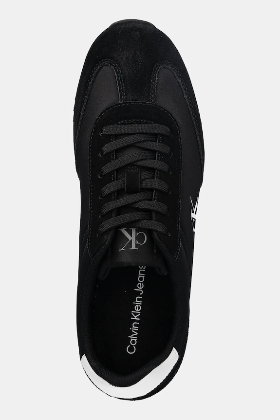 Tenisky Calvin Klein Jeans RUNNER LACEUP MG NYLON MIX čierna YW0YW01828
