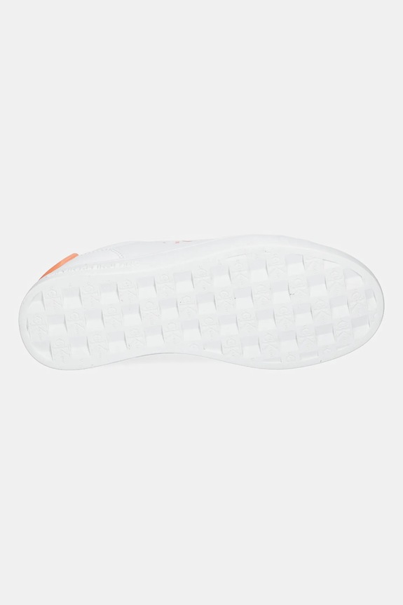 Kožené tenisky Calvin Klein Jeans CLASSIC CUPSOLE RU PATCH LTH WN YW0YW01845 biela