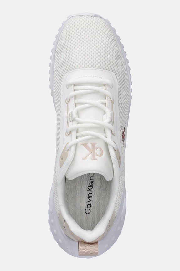 Tenisky Calvin Klein Jeans EVA RUNNER L-UP MIX MESH LOGO CK biela YW0YW01851