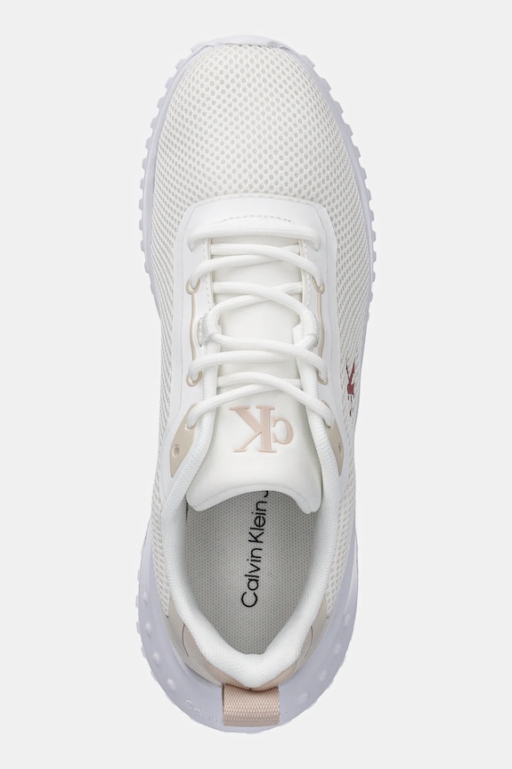 Tenisky Calvin Klein Jeans EVA RUNNER L-UP MIX MESH LOGO CK biela YW0YW01851