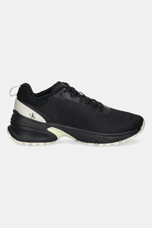 Sneakers Calvin Klein Jeans HIKE RUNNER MG TECH KNIT YW0YW01856 μαύρο AW25