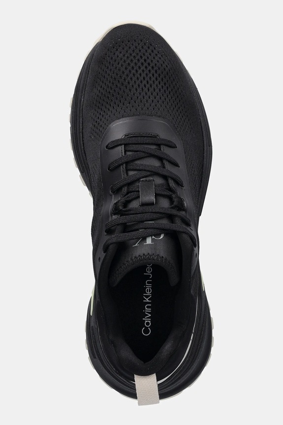 Sneakers Calvin Klein Jeans HIKE RUNNER MG TECH KNIT μαύρο YW0YW01856