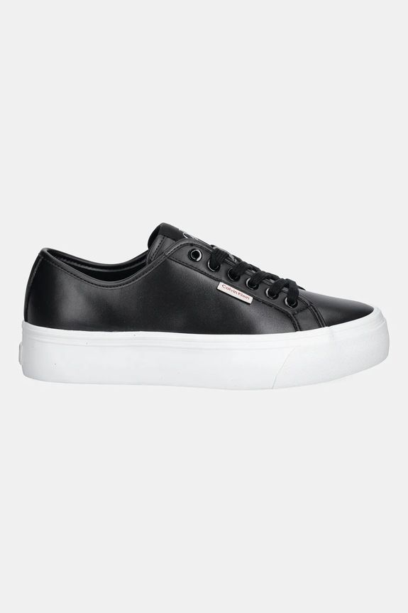 Calvin Klein Jeans sneakersy VULC FLATFORM LTH YW0YW01886 czarny AW25