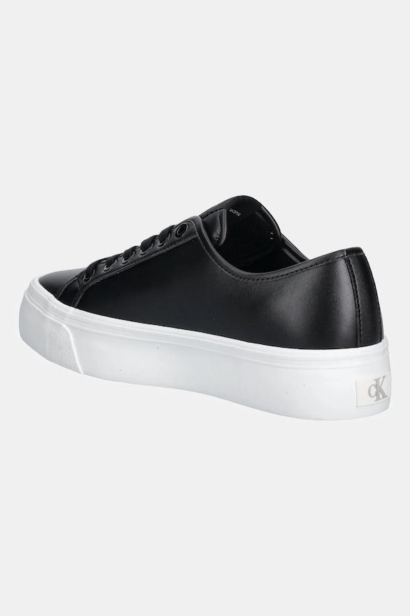 Obuwie Calvin Klein Jeans sneakersy VULC FLATFORM LTH YW0YW01886 czarny