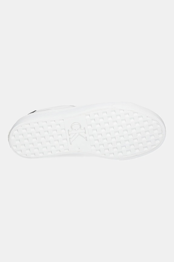 Calvin Klein Jeans sneakersy VULC FLATFORM MG NYLON MIX YW0YW01896 biały
