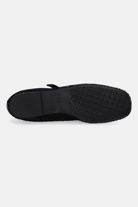 Baleríny Tommy Jeans TJW MESH MARYJANE BALLERINA EN0EN02872 černá