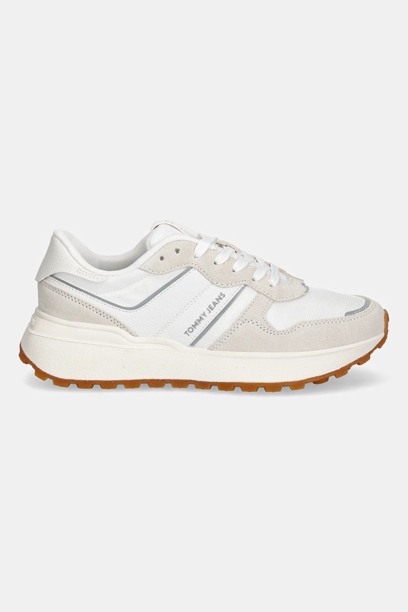 Tenisky Tommy Jeans TJW CLEATED RUNNER EN0EN02788 béžová AW25