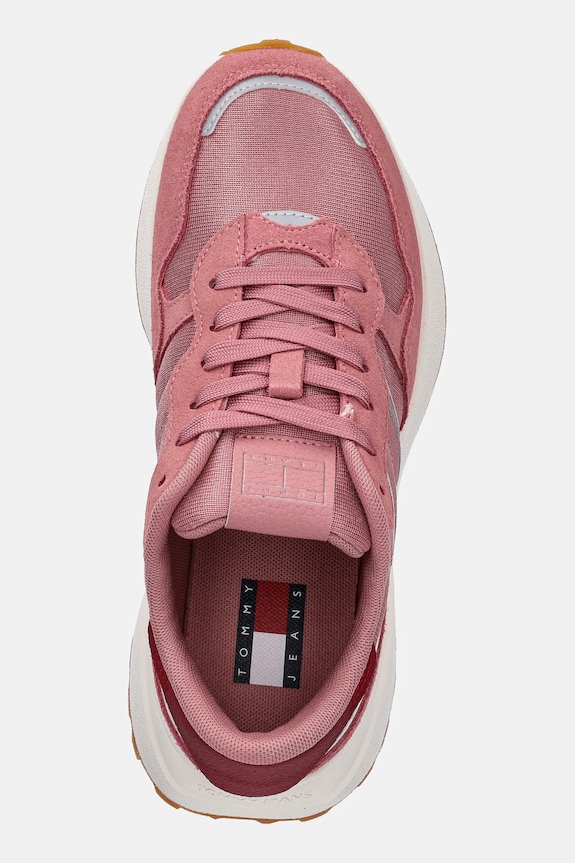 Sneakers Tommy Jeans TJW CLEATED RUNNER ροζ EN0EN02788