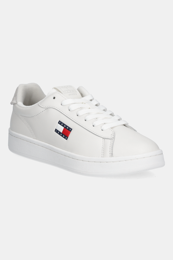 Kožené tenisky Tommy Jeans ARCHIVE' 98 přírodní kůže bílá EN0EN02815