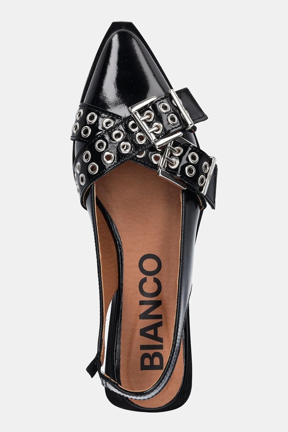 Kožené baleríny Bianco BIAVICTORIA černá 11251982