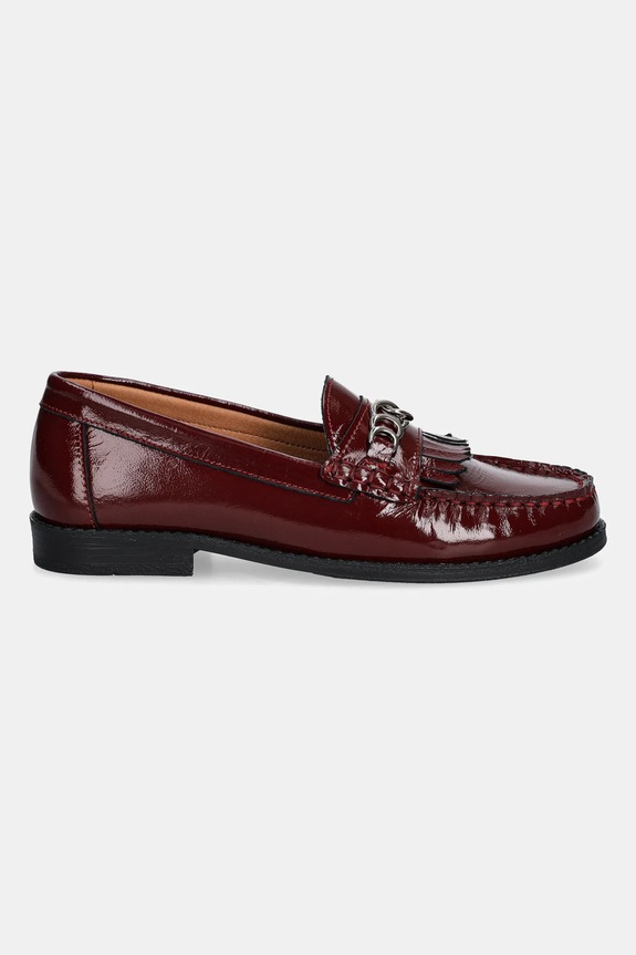 Bianco mocasini de piele BIAPOP 11252018 burgundia AW25