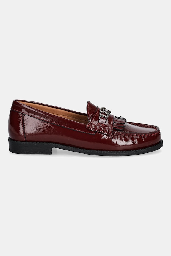 Bianco mocasini de piele BIAPOP 11252018 burgundia AW25