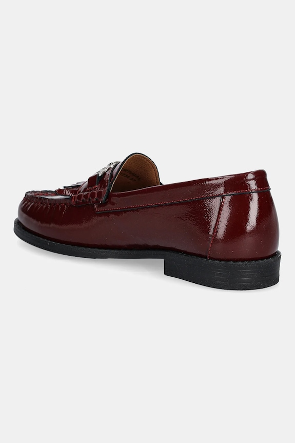 Încălțăminte Bianco mocasini de piele BIAPOP 11252018 burgundia