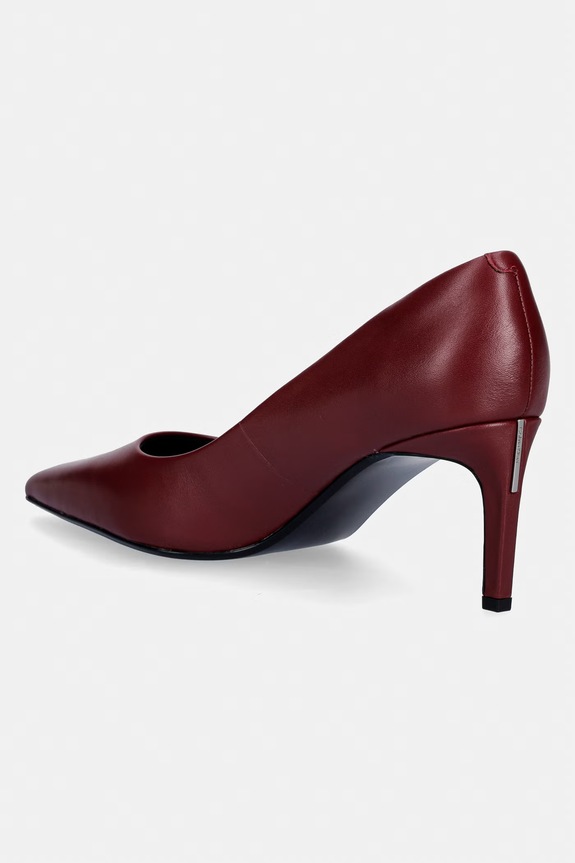 Obuv Kožené lodičky Calvin Klein ESS STILETTO 70 HW0HW02607 červená