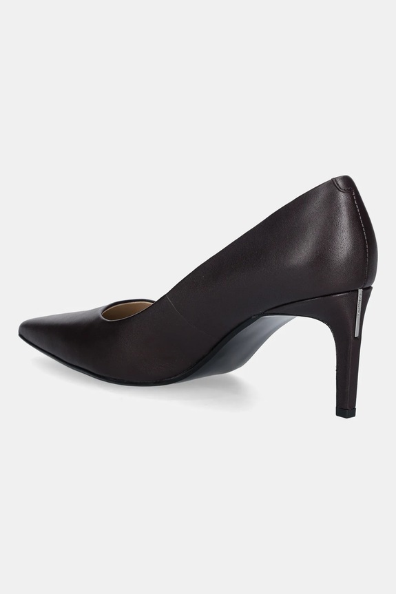 Obutev Usnjene visoke pete Calvin Klein ESS STILETTO 70 HW0HW02607 bordo