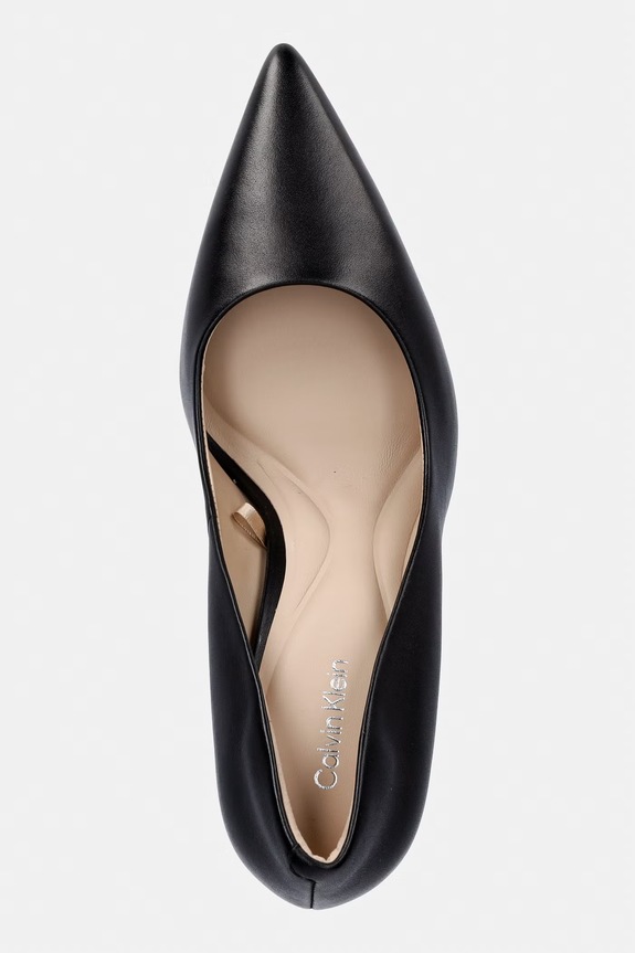Calvin Klein stiletto din piele ESS STILETTO 90 negru HW0HW02608
