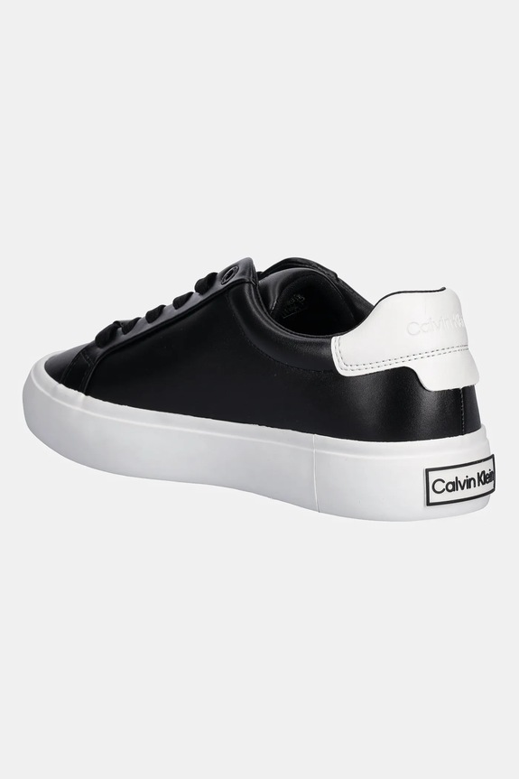 Παπούτσια Δερμάτινα sneakers Calvin Klein LACE-UP SNEAKER LTH CK HW0HW02673 μαύρο