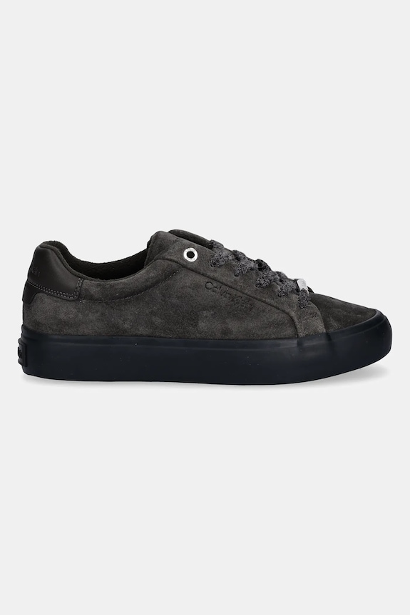 Σουέτ sneakers Calvin Klein LACE-UP SNEAKER SUEDE/WL CK HW0HW02679 πράσινο AW25