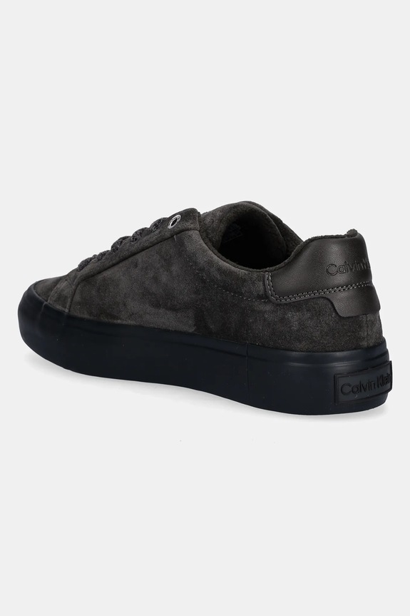 Παπούτσια Σουέτ sneakers Calvin Klein LACE-UP SNEAKER SUEDE/WL CK HW0HW02679 πράσινο