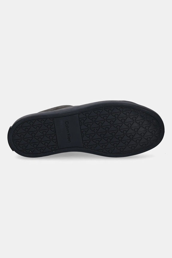 Σουέτ sneakers Calvin Klein LACE-UP SNEAKER SUEDE/WL CK HW0HW02679 πράσινο