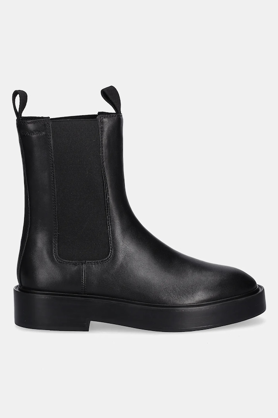 Kožené topánky chelsea Calvin Klein CONVATE WELT CHELSEA LTH YW0YW01905 čierna AW25