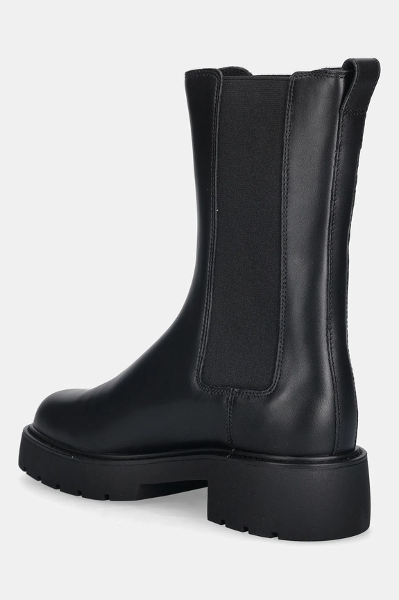 Încălțăminte Calvin Klein ghete chelsea de piele CHUNKY HIGH CHELSEA YW0YW01909 negru