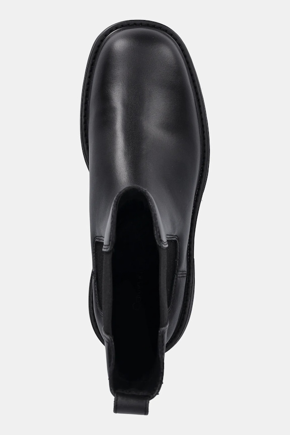 Calvin Klein ghete chelsea de piele CHUNKY HIGH CHELSEA negru YW0YW01909