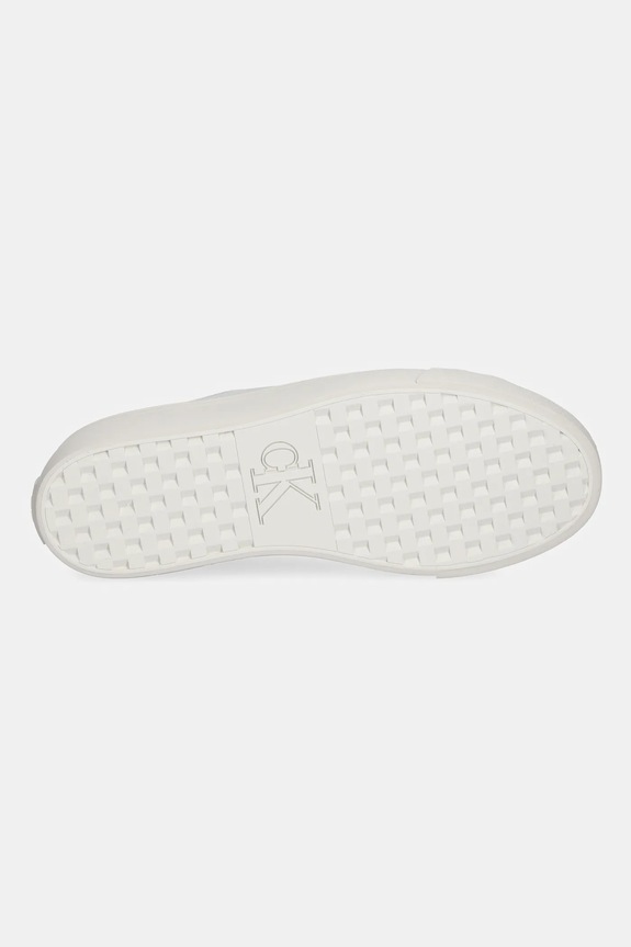 Tenisky Calvin Klein VULC FLATF LACE UP LTH CK YW0YW01932 šedá