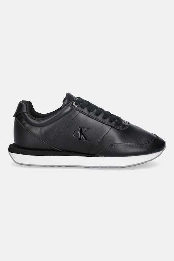 Tenisky Calvin Klein RETRO RUNNER LACE UP LTH MG YW0YW01942 čierna AW25