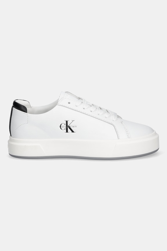 Calvin Klein sneakers BASKET LACE UP LTH ML YW0YW01945 bianco AW25
