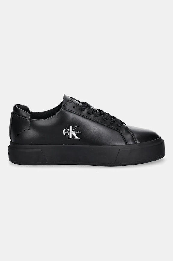 Calvin Klein sneakers BASKET LACE UP LTH ML YW0YW01945 nero AW25