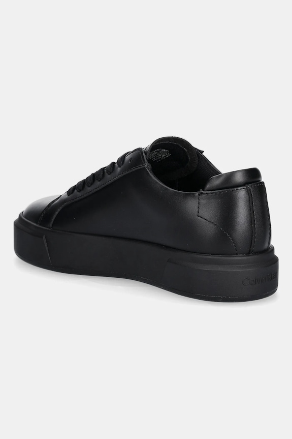Scarpe Calvin Klein sneakers BASKET LACE UP LTH ML YW0YW01945 nero