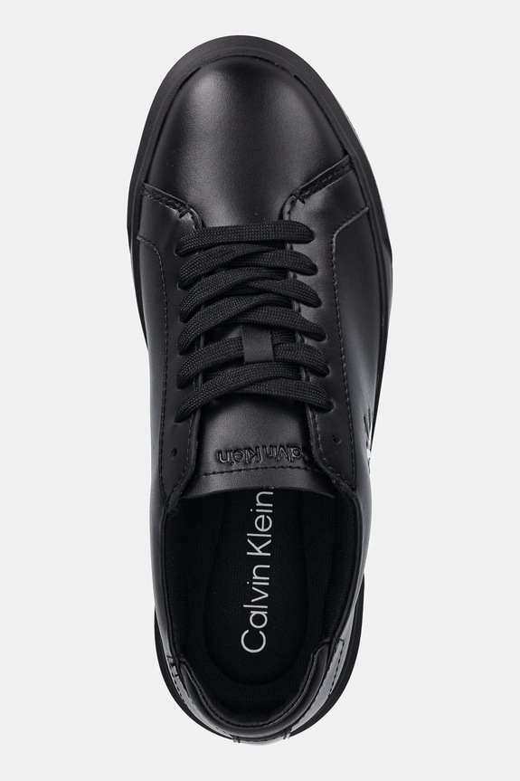 Calvin Klein sneakers BASKET LACE UP LTH ML nero YW0YW01945
