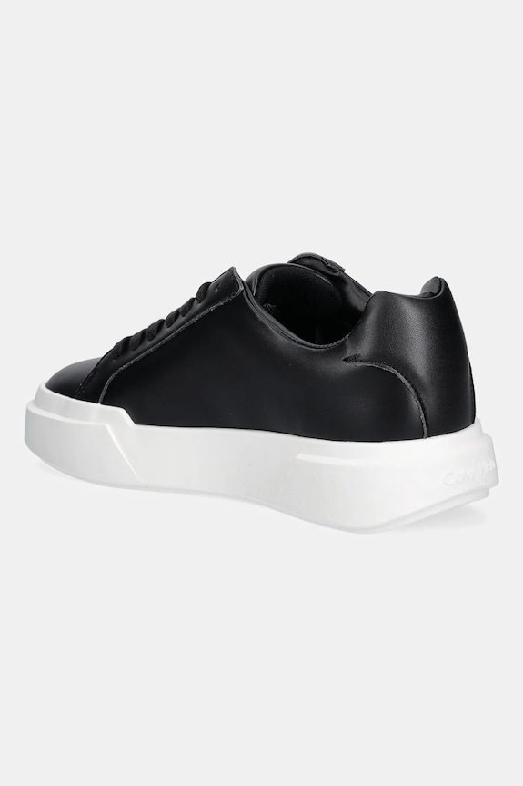 Obuća Kožne tenisice Calvin Klein CHUNKY CUPSOLE LACEUP LTH YW0YW01947 crna