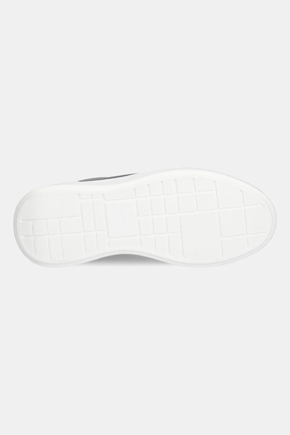 Kožne tenisice Calvin Klein CHUNKY CUPSOLE LACEUP LTH YW0YW01947 crna
