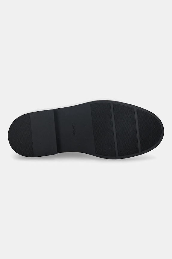 Calvin Klein botine din piele întoarsă CONVAVE WELT CHESEA SUEDE YW0YW01969 maro