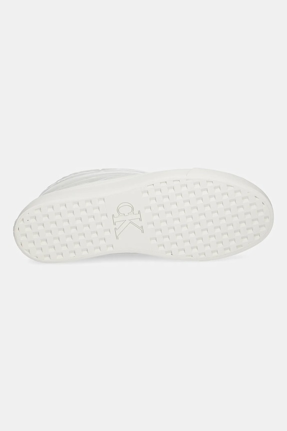 Μπότες χιονιού Calvin Klein VULC FLATF SNOWBOOT NYLON YW0YW01977 λευκό