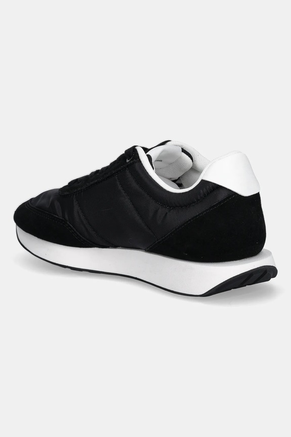 Obuwie Calvin Klein RETRO RUNNER LACE UP NYLON MG sneakersy damskie YW0YW01990 czarny