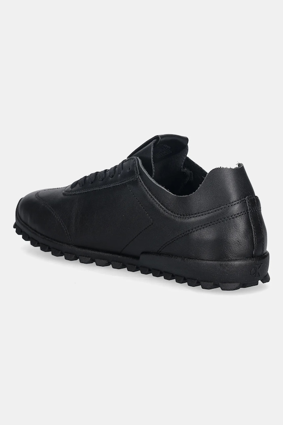 Încălțăminte Calvin Klein sneakers din piele LOW PROFILE RUNNER LTH MG YW0YW02049 negru