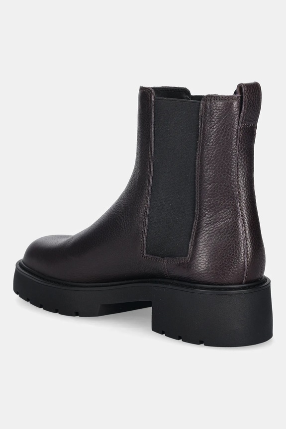 Obuv Kožené topánky chelsea Calvin Klein CHUNKY CHELSEA BOOT LTH YW0YW02072 burgundské