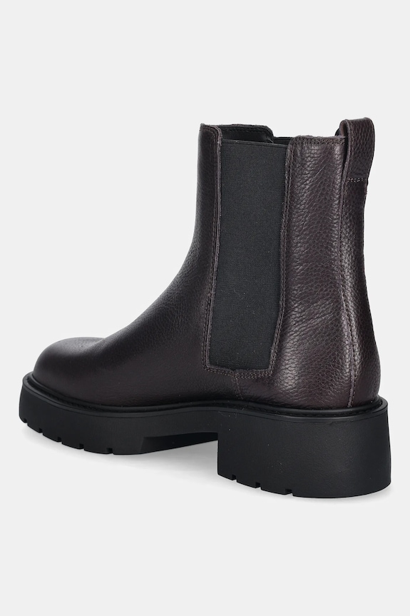 Obuv Kožené topánky chelsea Calvin Klein CHUNKY CHELSEA BOOT LTH YW0YW02072 burgundské