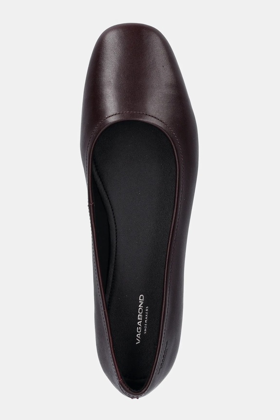 Vagabond Shoemakers baleriny skórzane JOLIN bordowy 5508.001.38