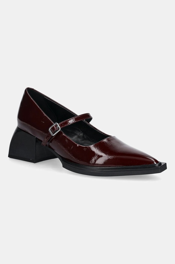 Δερμάτινες γόβες Vagabond Shoemakers VIVIAN χοντρό τακούνι μπορντό 5553.060.38