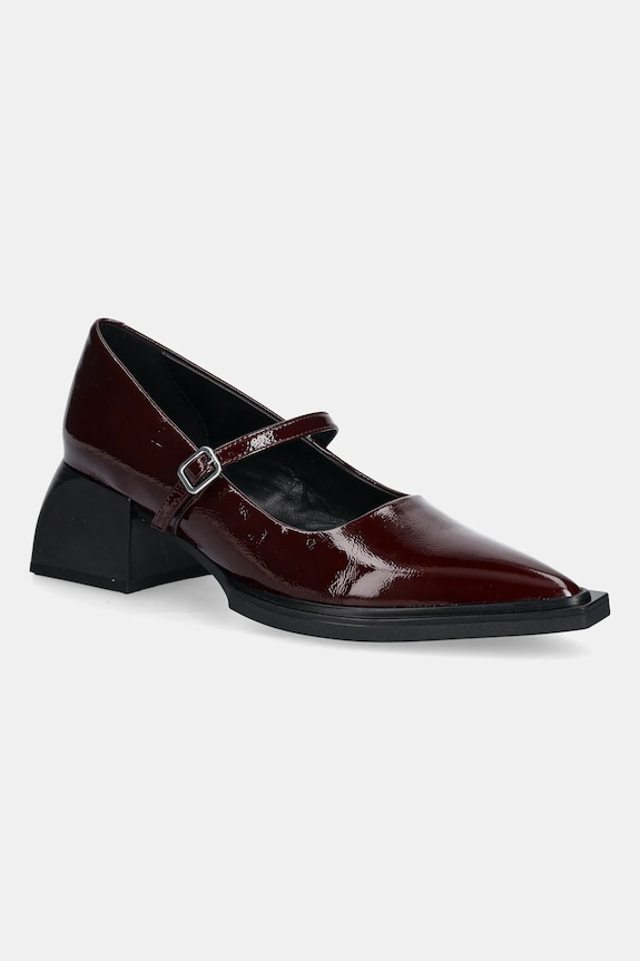 Δερμάτινες γόβες Vagabond Shoemakers VIVIAN χοντρό τακούνι μπορντό 5553.060.38