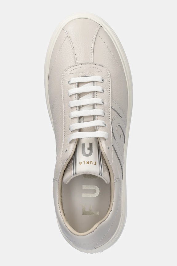 Δερμάτινα sneakers Furla Nuage Lace-Up Sneaker μπεζ YJ88NUA.BX4071.1704S