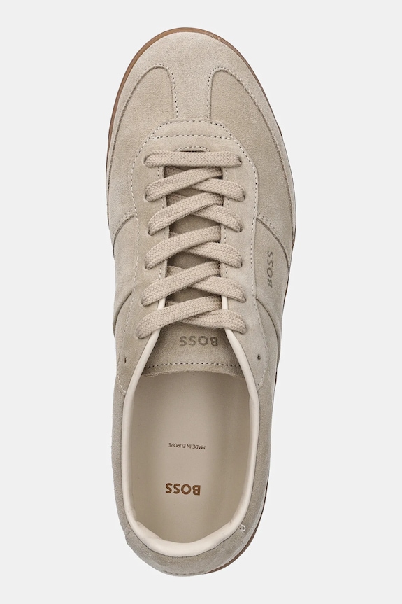 BOSS velúr sportcipő Brenta bézs 50536645.275