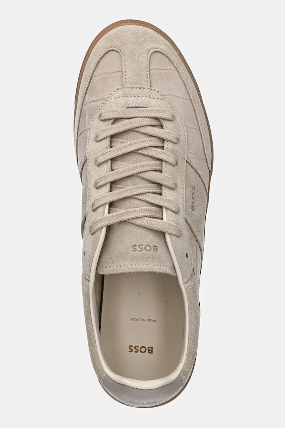 BOSS sneakers in camoscio Brenta beige 50547825.275
