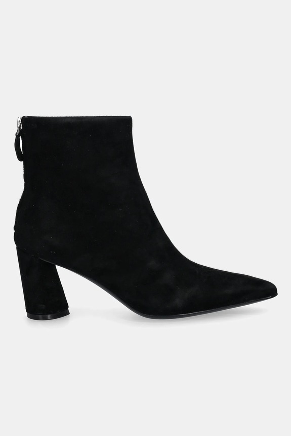 Semišové topánky BOSS Gracey 50548812.001 čierna AW25