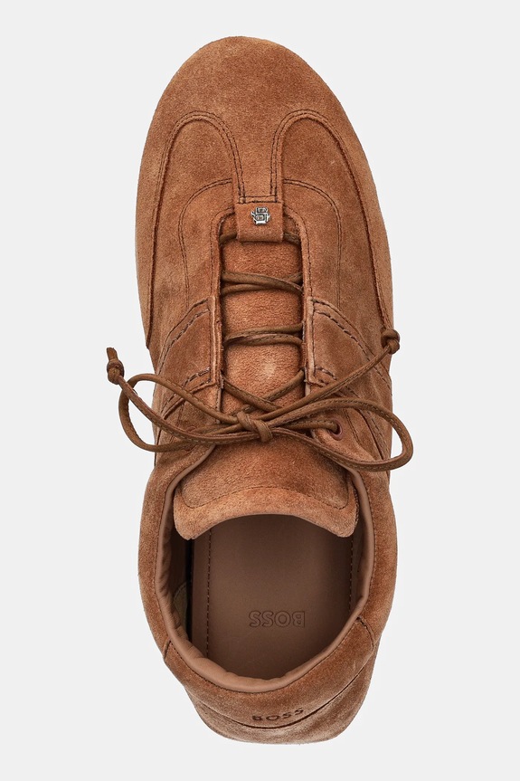 BOSS velúr sportcipő Roxanne barna 50547962.226