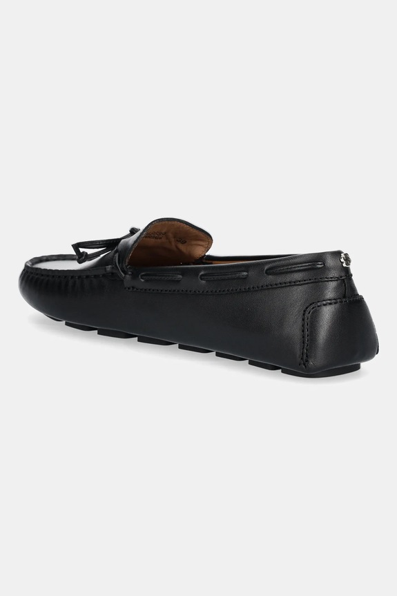 Cipők BOSS bőr mokaszin Roxanne 50548639.001 fekete